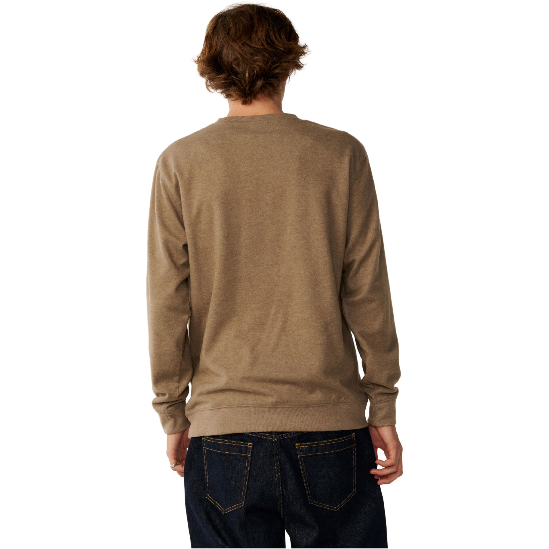 2026 Rip Curl Grid Crew Sweatshirt 070MFL - Walnut